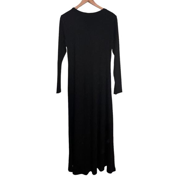 Christy Dawn Bowie Maxi Dress Noir Black Long Sleeve Women Large - Picture 4 of 8